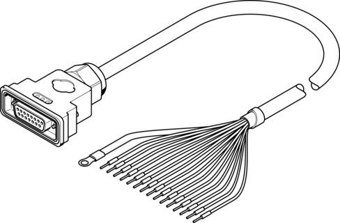 Festo KES-MC-1-SUB-15-5 Control cable Turkiye