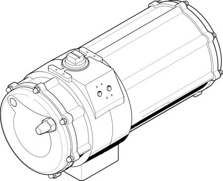 Festo DAPS-1440-090-RS1-F16 Döner Silindir|çeyrek dönüşlü aktüatör Turkiye
