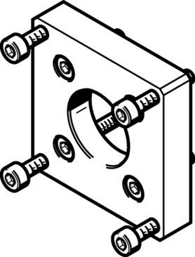 Festo EAMF-A-28B-40A Motor flanşı Turkiye