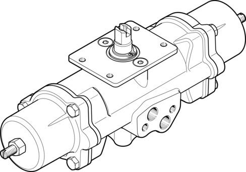 Festo DAPS-0015-090-RS3-F03-CR Döner Silindir|çeyrek dönüşlü aktüatör Turkiye