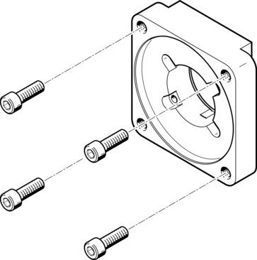 Festo EAMF-A-48A-100A Motor flanşı Turkiye