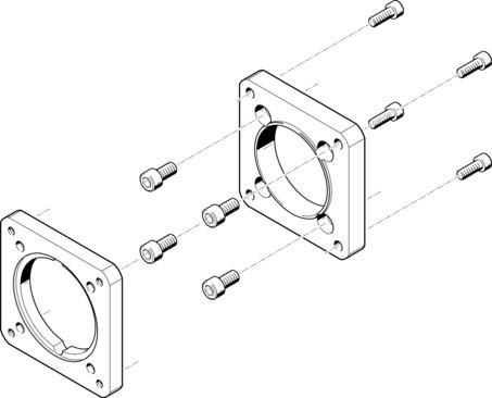 Festo EAMF-A-95A-120G Motor flanşı Turkiye