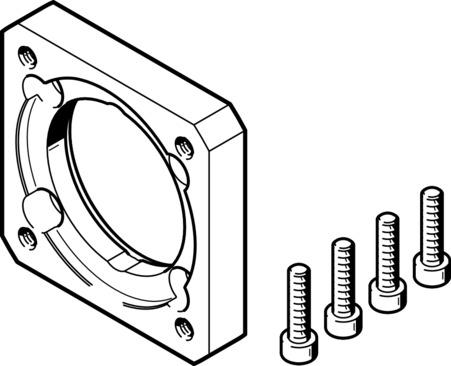 Festo EAMF-A-48A-70A Motor flanşı Turkiye