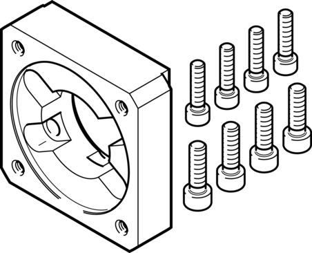 Festo EAMF-A-80A-140A Motor flanşı Turkiye