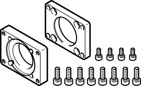Festo EAMF-A-28B-28A Motor flanşı Turkiye