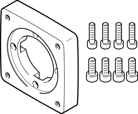 Festo EAMF-A-64A/C-80P Motor flanşı Turkiye