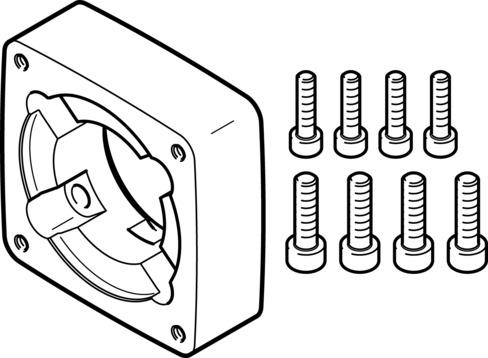 Festo EAMF-A-38A-60P Motor flanşı Turkiye