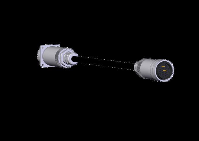 Euchner 35POL/15M/METALLAUSFUEHRUNG Extension cable 35-core, straight Turkiye