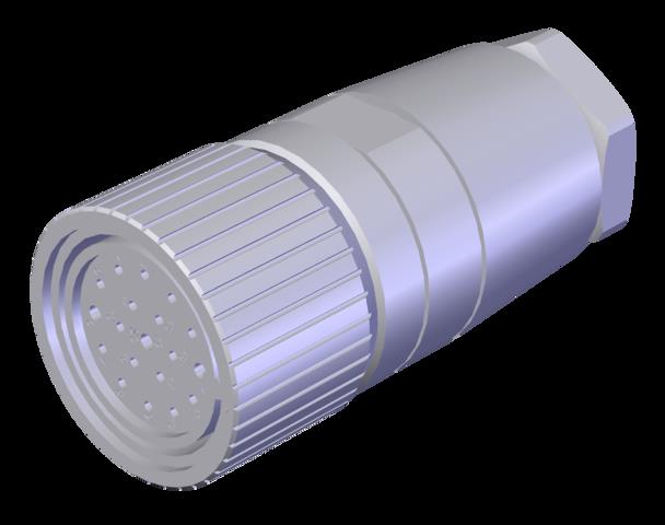 Euchner AC-PC-M23F19G-C1825-167838 Plug connector M23 with option C1825, straight Turkiye