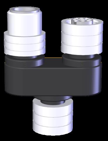 Euchner AC-YD-SBB-097627 Y-distributor M12 without IO-Link evaluation Turkiye