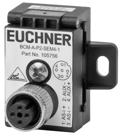 Euchner BCM-A-P2-SEM4-1 Bus coupling module with plug connector M12, 5-pin Turkiye