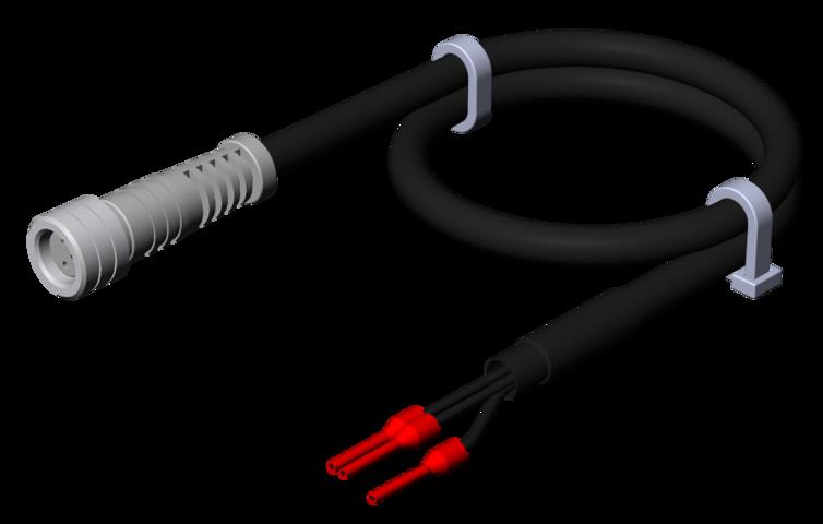Euchner C-M08F03-02X025PV03,0-ES-077935 Connecting cable with plug connector M8, 3-pin, 3 m Turkiye