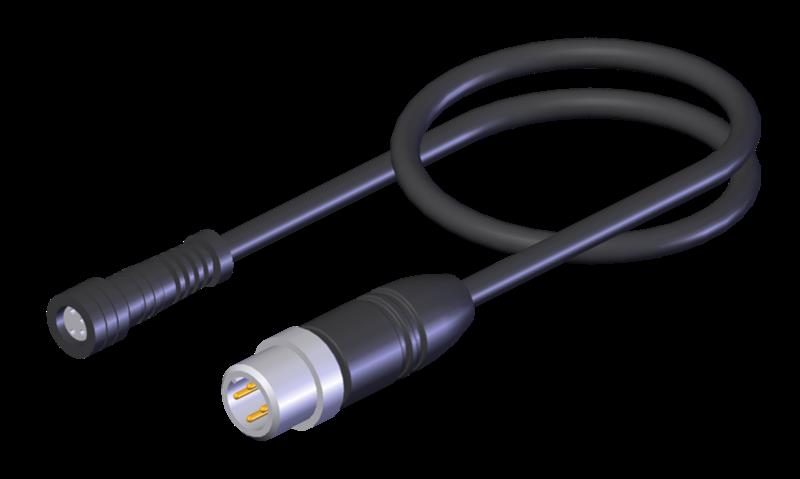 Euchner C-M08F04-02X025PU05,0-M12M04-100817 Connecting cable with 2 plug connectors M8 and M12, 2 m Turkiye