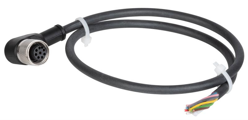 Euchner C-M12F08-08X025PU10,0-MA-113188 Connecting cable with angled plug connector M12, 8-pin, 10 m Turkiye