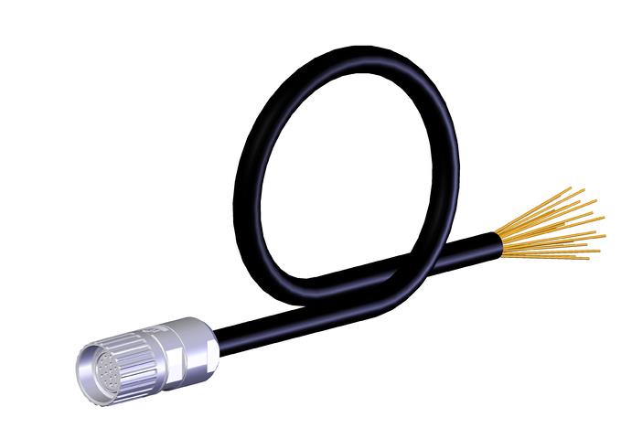 Euchner C-M23F19-19XDIFPU08,0-MA-077015 Connecting cable with plug connector M23 with option C1825, 8 m, straight Turkiye
