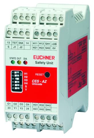 Euchner CES-AZ-ALS-04B-113090 Evaluation unit CES-AZ-ALS-04B (for 4 read heads) Turkiye