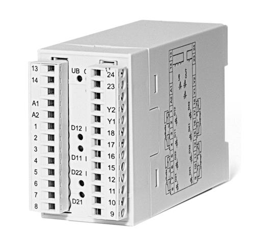 Euchner CMS-E-BR Evaluation unit , 1 safety contact, 1 auxiliary contact, 1 feedback loop can be connected Turkiye