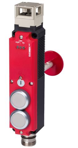Euchner CTP-L1-AP-U-HA-AEE-SH-137342 Transponder-coded safety switch CTP-AP, M23, 2 pushbuttons (extended), with escape release Turkiye