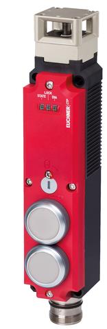 Euchner CTP-L1-AR-U-HA-AZE-SH-137341 Transponder-coded safety switch CTP-AR, M23, 2 pushbuttons (extended) Turkiye