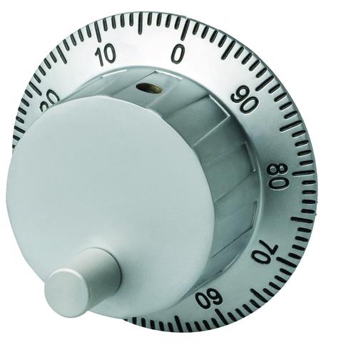 Euchner EINSTELLRAD HKB 58 METALL SIL/SW Metal dial for handwheel HKB, suitable for front panels HKB Turkiye