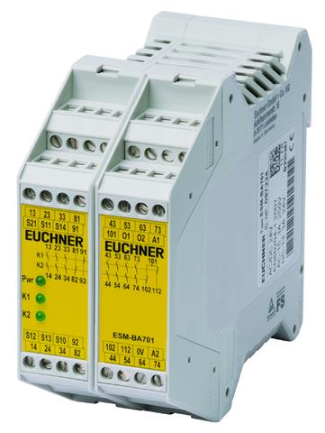 Euchner ESM-BA701 Basic device ESM-BA7, 7 safety contacts, 4 auxiliary contacts, 2 monitoring contacts, cat 4 Turkiye