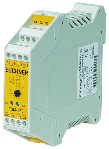 Euchner ESM-TE301-05S Contact expansion ESM-TE, 3 safety contacts, 1 auxiliary contact, time-delay, cat 3 Turkiye