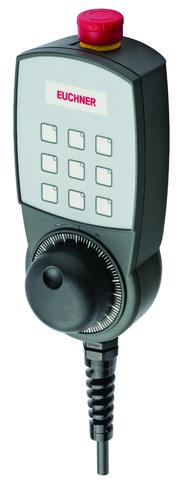 Euchner HBM-112392 Hand-held pendant stations HBM, EMERGENCY STOP device, membrane pushbuttons, handwheel Turkiye
