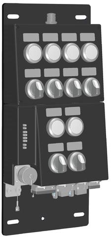 Euchner MGB-CB-PN-112048 Control panel MGB--PN with 12 control elements, push-pull plug, connection for stack light, RC12 Turkiye