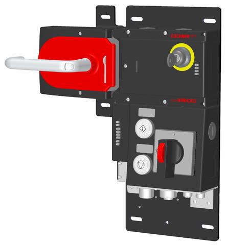 Euchner MGB-L0HB-PNA-L-113233 Interlocking set MGB-L0-PN with 4 control elements, 7/8