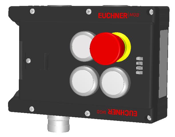 Euchner MGB-L1-APA-AP4A1-S1-L-158119 Locking module MGB-L1-APA (guard locking by spring force) with 3 pushbuttons, emergency stop, RC18 Turkiye