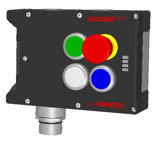 Euchner MGB-L1-ARA-AI2A1-S6-L-119925 Locking module MGB-L1-ARA, (guard locking by spring force) with 3 pushbutton, emergency stop, RC26 Turkiye