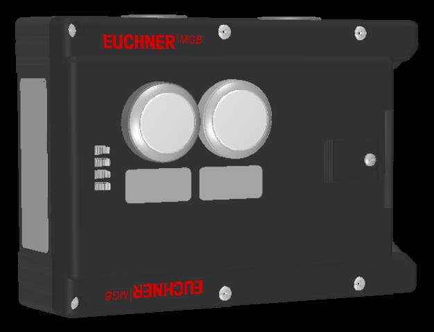 Euchner MGB-L1-ARA-AL1A1-M-R-121100 Locking module MGB-L1-ARA (guard locking by spring force) with 2 pushbuttons incl label carrier Turkiye