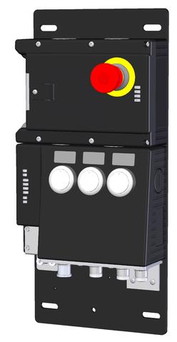 Euchner MGB-L1B-EIA-L-128326 Locking module MGB-L1-EI (guard locking by spring force) with 3 pushbuttons, emergency stop Turkiye