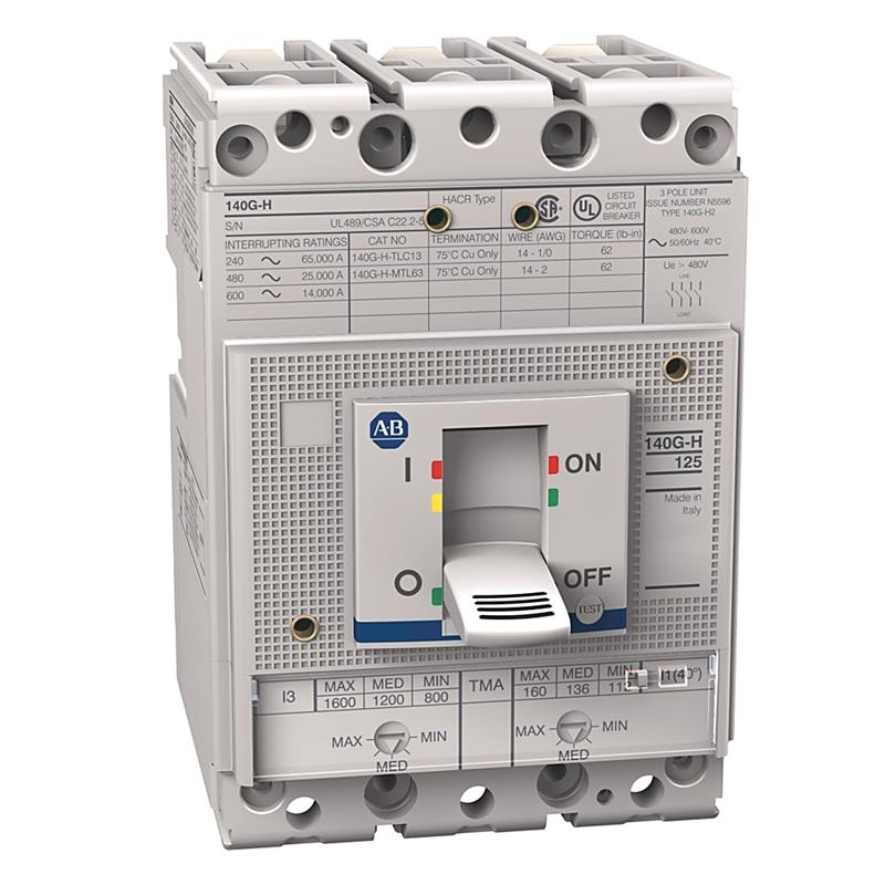 Allen Bradley 140G-H2F3-D16 140G 160A Frame Molded Case Ckt-Bkr Turkiye