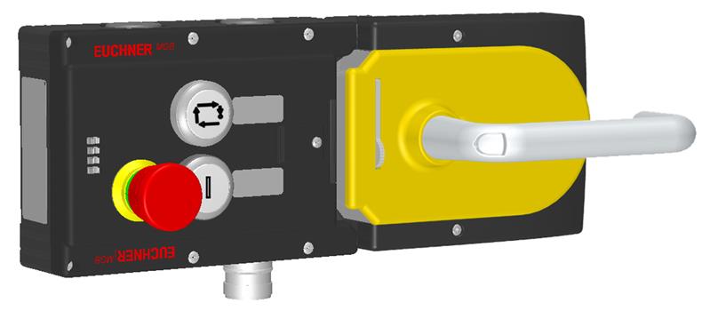 Euchner MGB-L1H-ARA-R-111020 Locking set MGB-L1H-ARA (guard locking by spring force) with 2 pushbuttons, emergency stop, RC18 Turkiye