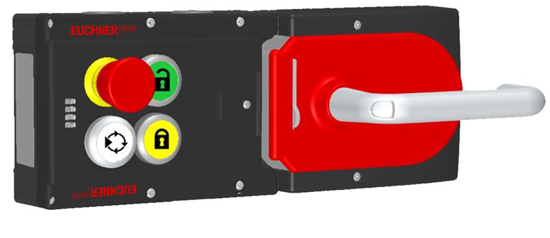 Euchner MGB-L1H-ARA-R-122236 Locking set MGB-L1H-ARA (guard locking by spring force) with 3 pushbuttons, emergency stop Turkiye
