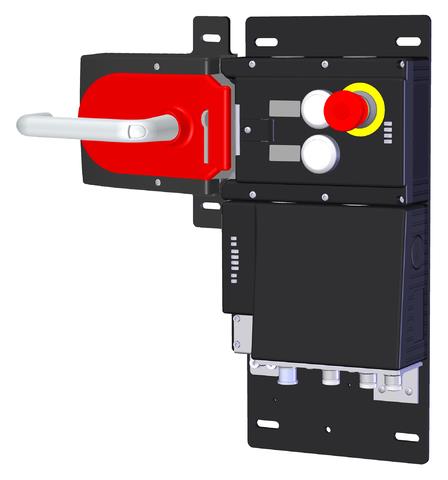 Euchner MGB-L1HB-EIA-L-126638 Locking set MGB-L1-EI (guard locking by spring force) with 2 pushbuttons, emergency stop Turkiye