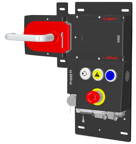 Euchner MGB-L1HB-PNA-L-156812 Locking set MGB-L1-PN (guard locking by spring force) with 4 control elements, push-pull plug, RC12 Turkiye
