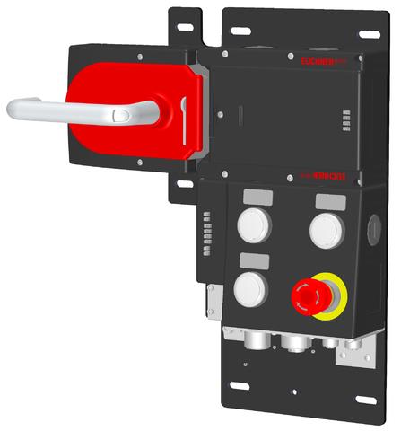 Euchner MGB-L1HB-PNC-L-121868 Locking set MGB-L1-PN (guard locking by spring force) with 4 control elements, 7/8