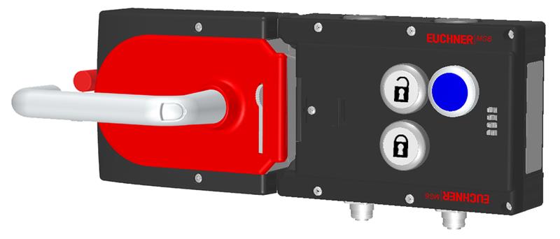 Euchner MGB-L1HE-APA-L-156003 Locking set MGB-L1HE-APA, (guard locking by spring force) with 3 pushbuttons, 2 x M12 Turkiye