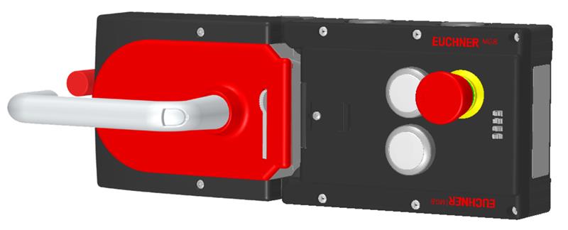 Euchner MGB-L1HE-ARA-L-121243 Locking set MGB-L1HE-ARA, (guard locking by spring force) with 2 pushbuttons, emergency stop Turkiye