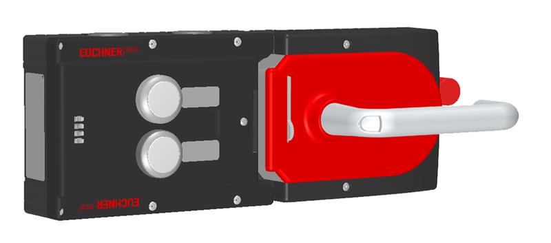 Euchner MGB-L1HE-ARA-R-121087 Locking set MGB-L1HE-ARA (guard locking by spring force) with 2 pushbuttons, incl label carrier Turkiye