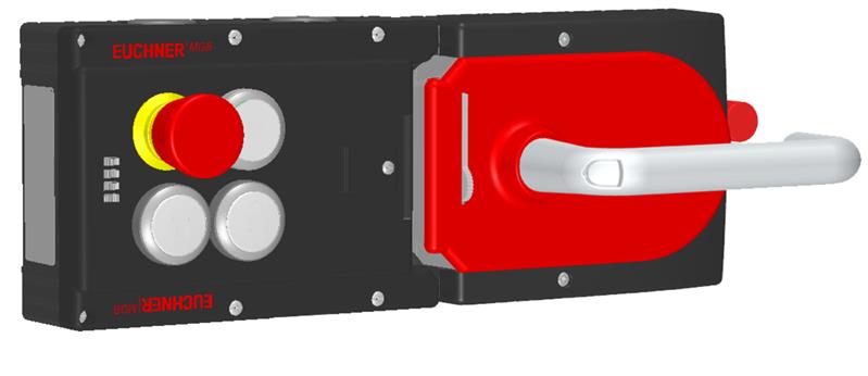 Euchner MGB-L1HE-ARA-R-121393 Locking set MGB-L1HE-ARA, (guard locking by spring force) with 3 pushbuttons, emergency stop Turkiye