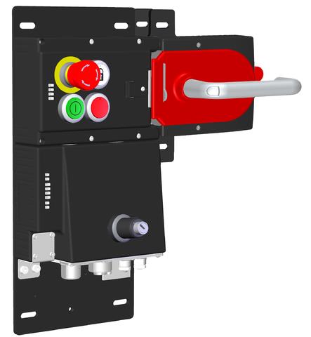 Euchner MGB-L1HEB-PNA-R-136429 Locking set MGB-L1-PN (guard locking by spring force) with 5 control elements, 7/8