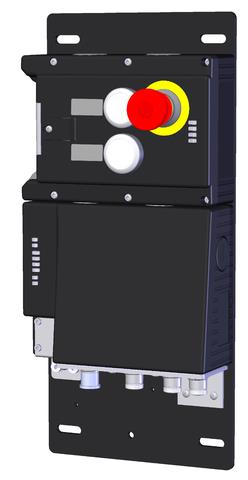 Euchner MGB-L2B-EIA-L-127678 Locking module MGB-L2-EI (guard locking by solenoid force) with 2 pushbuttons, emergency stop Turkiye