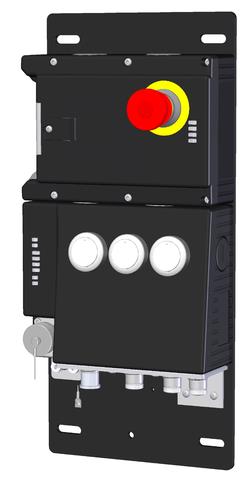 Euchner MGB-L2B-EIA-L-136522 Locking module MGB-L2-EI (guard locking by solenoid force) with 3 pushbuttons, emergency stop, RC12 Turkiye