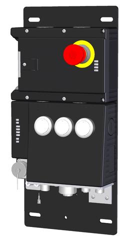 Euchner MGB-L2B-EIA-L-136523 Locking module MGB-L2-EI (guard locking by spring force) with 3 pushbuttons, emergency stop Turkiye