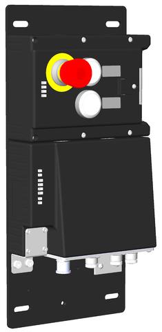 Euchner MGB-L2B-EIA-R-127676 Locking module MGB-L2-EI (guard locking by solenoid force) with 2 pushbuttons, emergency stop Turkiye