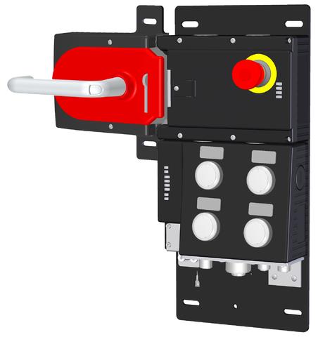 Euchner MGB-L2HB-EIA-L-158024 Locking set MGB-L2-EI (guard locking by solenoid force) with 4 pushbuttons, emergency stop Turkiye