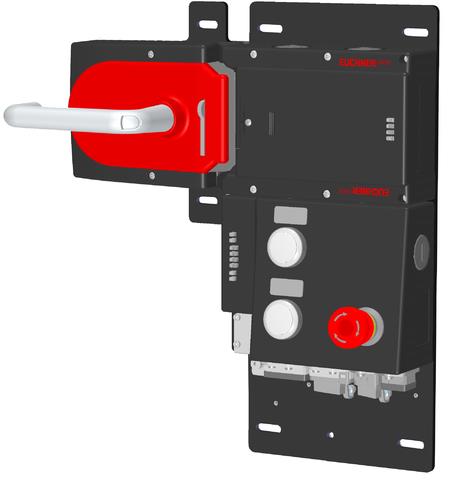 Euchner MGB-L2HB-PNA-L-121854 Locking set MGB-L2-PN (guard locking by solenoid force) with 3 control elements, push-pull plug Turkiye